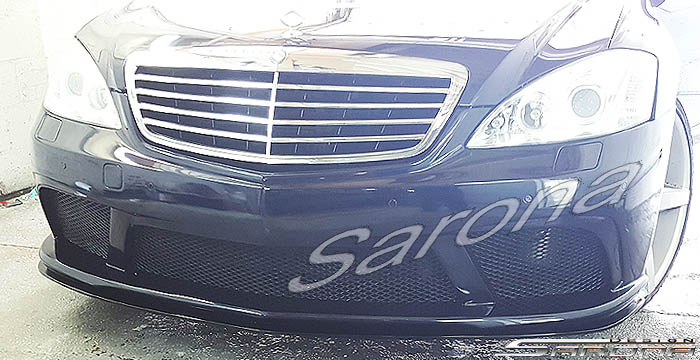 Custom Mercedes S Class  Sedan Front Bumper (2007 - 2013) - $1290.00 (Part #MB-159-FB)